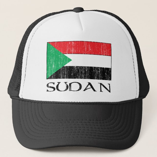 Sudan Flag Trucker Hat (Front)