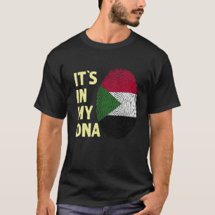 Sudan In My Dna Sudanese Flag Team Sudan T-Shirt