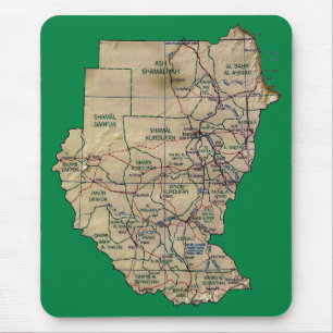 Sudan Map Mousepad