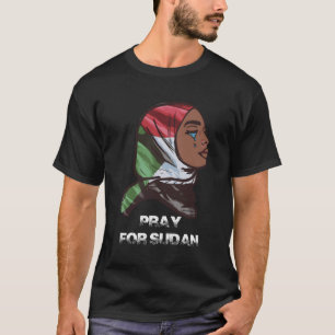 Sudan Massacre Pray For Sudan Blue For Sudan T-Shirt