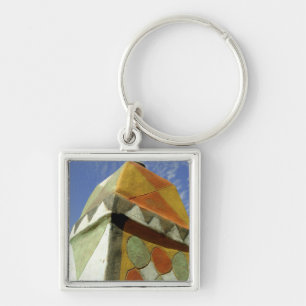 Sudan, North (Nubia), Decorated roof Key Ring