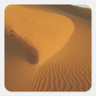 Sudan, North (Nubia), dunes in the desert Square Sticker