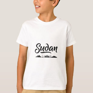 Sudan Skyline Travel Vacation Outfits T-Shirt