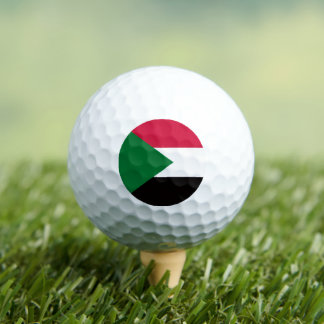 Sudanese Flag, Flag of Sudan Golf Balls