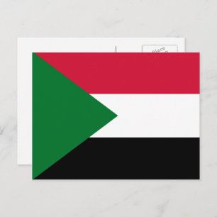 Sudanese Flag, Flag of Sudan Postcard