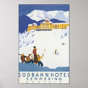 Sudbahn Hotel Semmering Austria Poster
