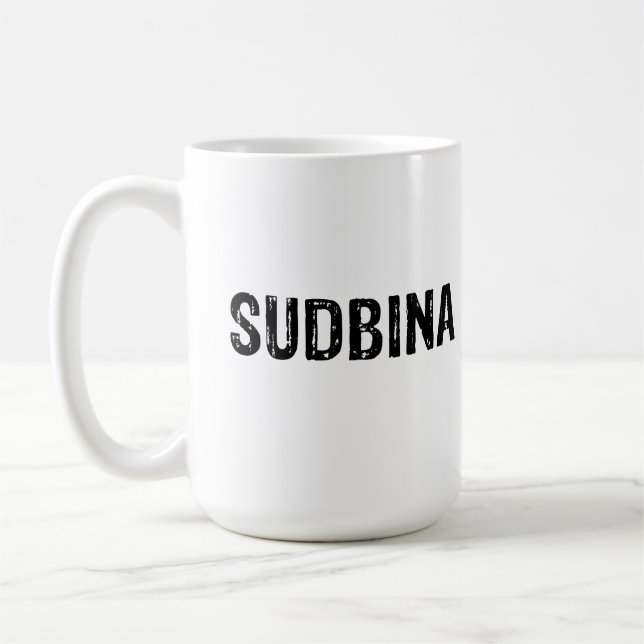 Sudbina. Fate in Bosnian Coffee Mug (Left)