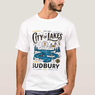 Sudbury Ontario Canada City Of Lakes T-Shirt