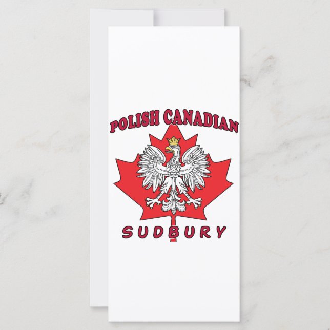 Sudbury Polish Canadian Leaf (Front)