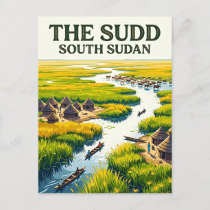 Sudd Wetland South Sudan Postcard