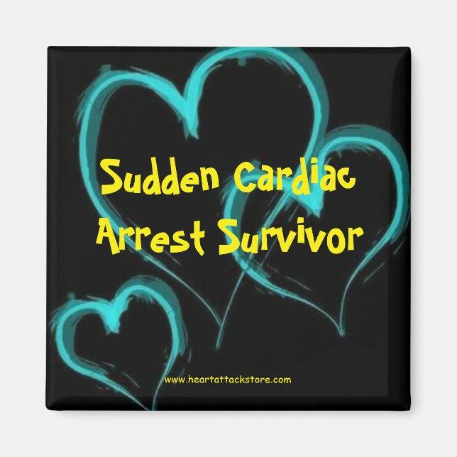Sudden Cardiac Arrest Survivor Magnet (Front)