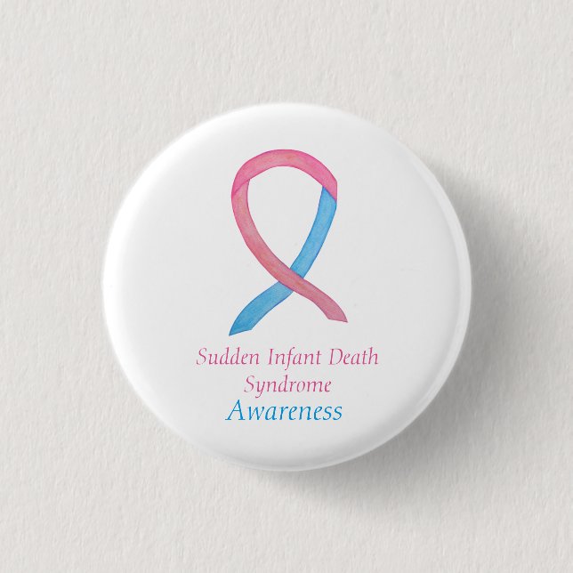 Sudden Infant Death (SIDS) Awareness Custom Pin (Front)
