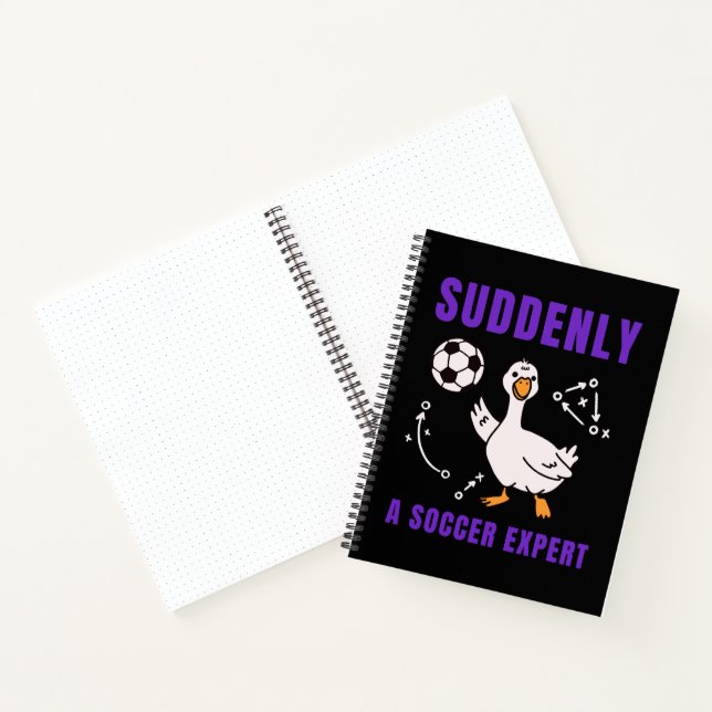 Suddenly a soccer expert notebook (Inside)