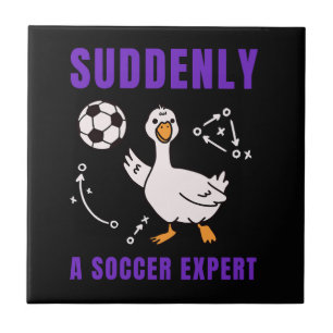 Suddenly a soccer expert tile