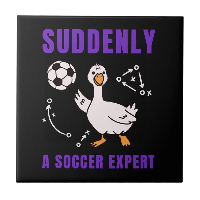 Suddenly a soccer expert tile (Front)
