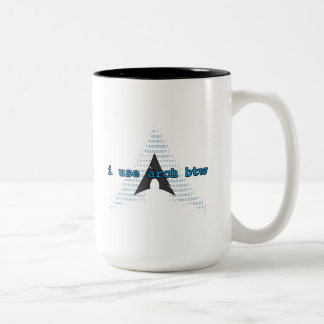 ~:$sudo pacman -Ss coffee --noconfirm (Fetch logo) Two-Tone Coffee Mug