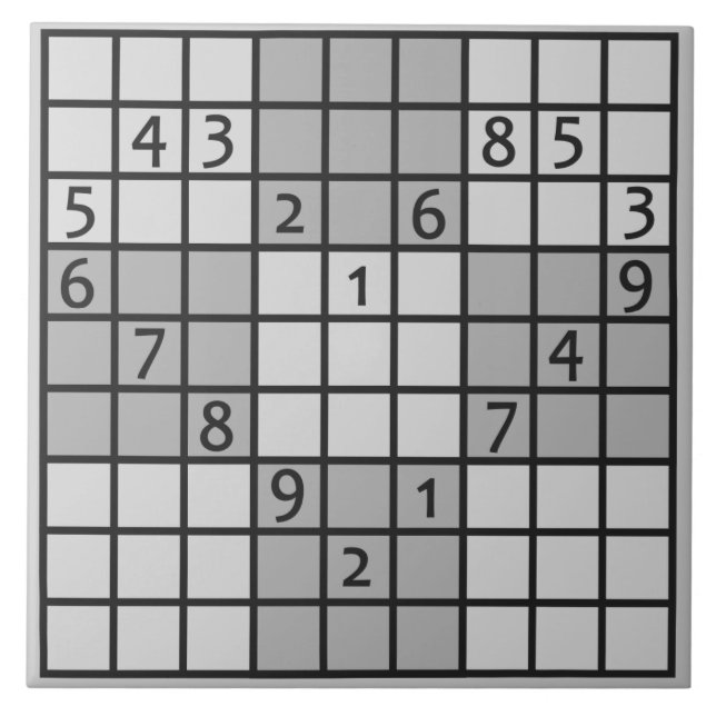 SUDOKU ceramic tiles (Front)