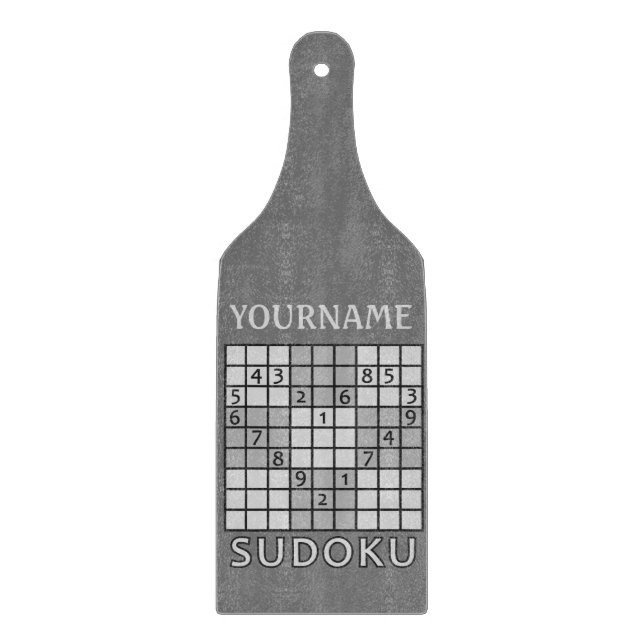 SUDOKU custom cutting board (Front)
