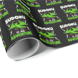 Sudoku is an Adventure Puzzle Lover Wrapping Paper