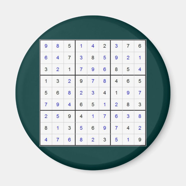 sudoku magnet (Front)