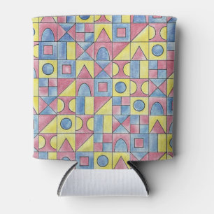 Sudoku One-Modern Minimalist Bauhaus Geometric Art Can Cooler