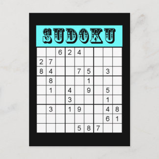 Sudoku Postcard