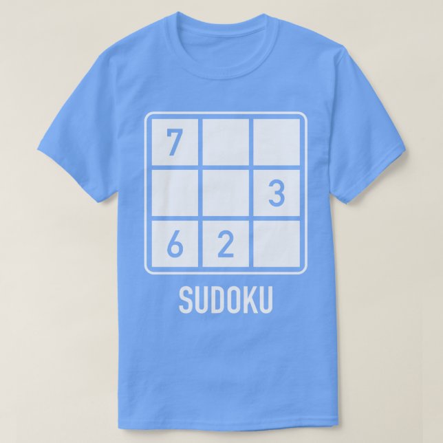 Sudoku puzzle 1 T-Shirt (Design Front)