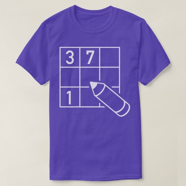 Sudoku puzzle 5 T-Shirt (Design Front)
