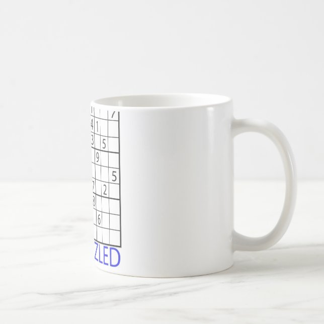 Sudoku Puzzle Coffee Mug (Right)