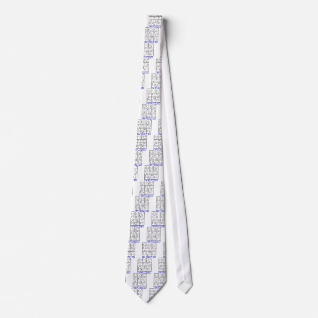 Sudoku Puzzle Tie (Front)