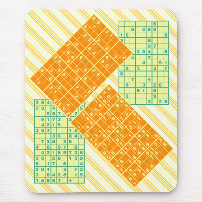 Sudoku Puzzles Mouse Mat (Front)