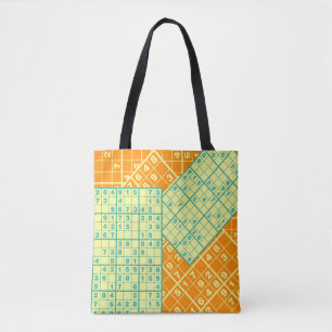 Sudoku Puzzles Tote Bag