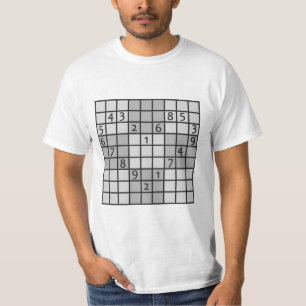 SUDOKU shirts – choose style, color