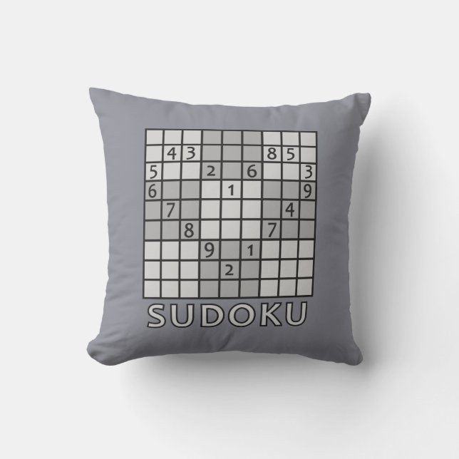 SUDOKU throw pillow (Front)