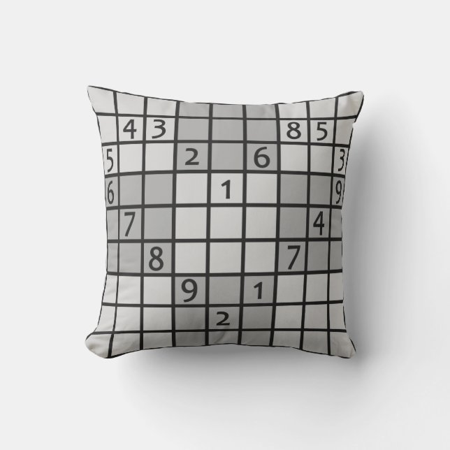 SUDOKU throw pillow (Front)