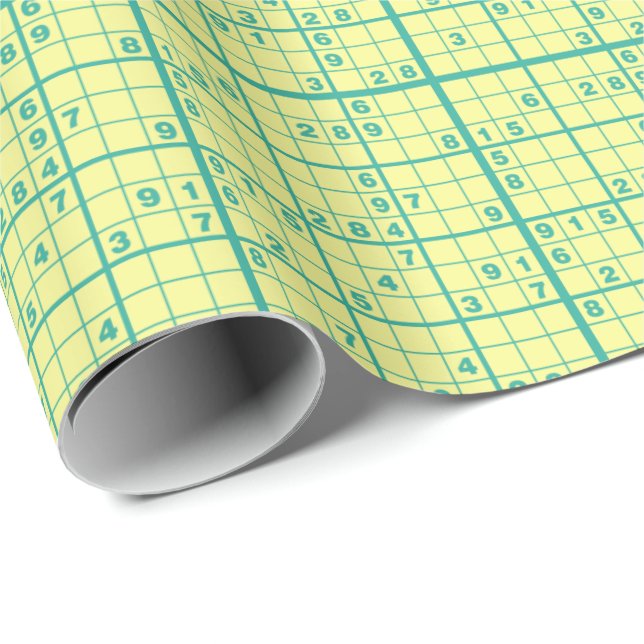 Sudoku Wrapping Paper (Roll Corner)