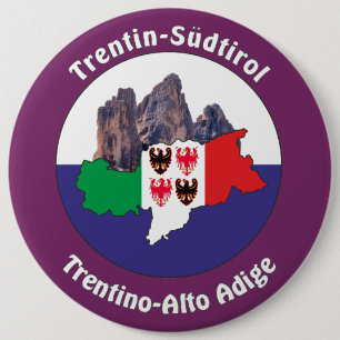 Südtirol – Alto Adige - Italien - Italia Button