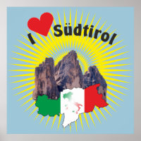 Südtirol – Alto Adige - Italien - Italia Poster