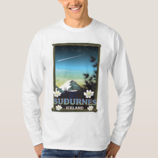 Suðurnes iceland travel poster T-Shirt