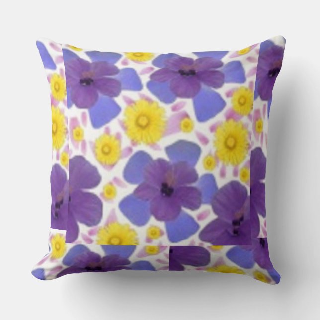 Sue Florah Throw Design Cushion (Front)