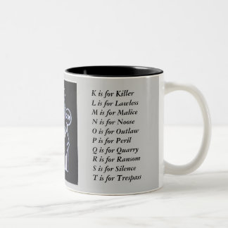 Sue_Grafton_Black, Two-Tone Coffee Mug