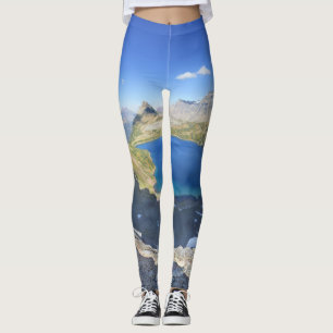 Sue Lake Overlook - Glacier National Park Leggings