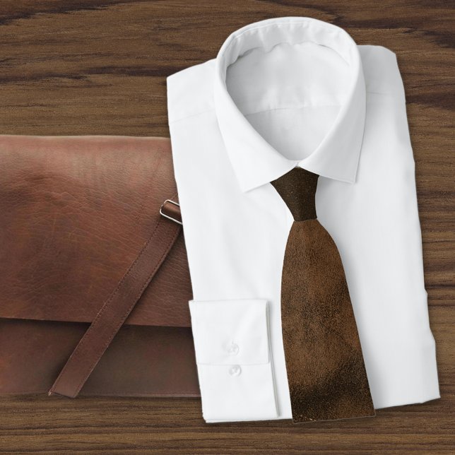 Suede Coat Look of Leather Tie (Creator Uploaded)