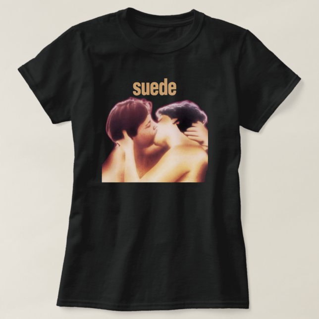 Suede Essential T Shirt gift, for men women, funny (Design Front)