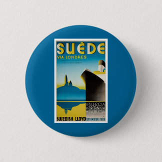 Suede via Londres 6 Cm Round Badge