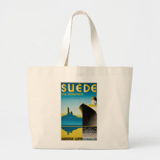 Suede via Londres Large Tote Bag