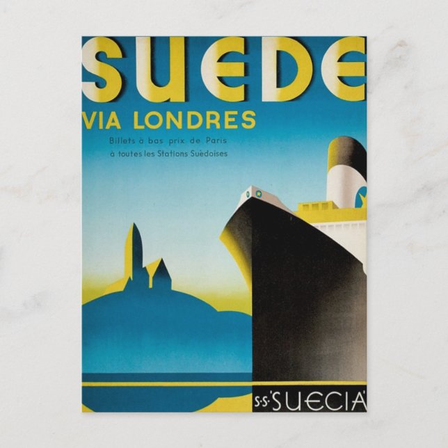 Suede via Londres Postcard (Front)