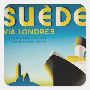 Suede via Londres Square Sticker