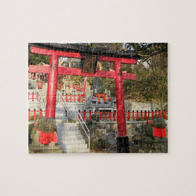 Suehiro Ogami Shrine (Fortune Frog Shrine) Jigsaw Puzzle (Horizontal)