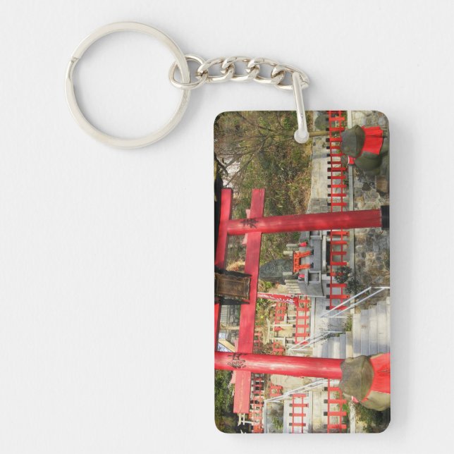 Suehiro Ogami Shrine (Fortune Frog Shrine) Key Ring (Front)